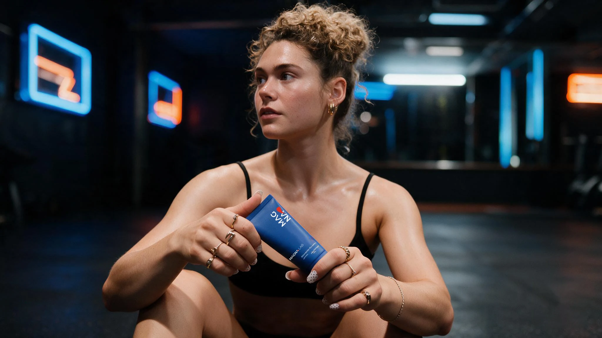 Aplicación de producto después del entrenamiento